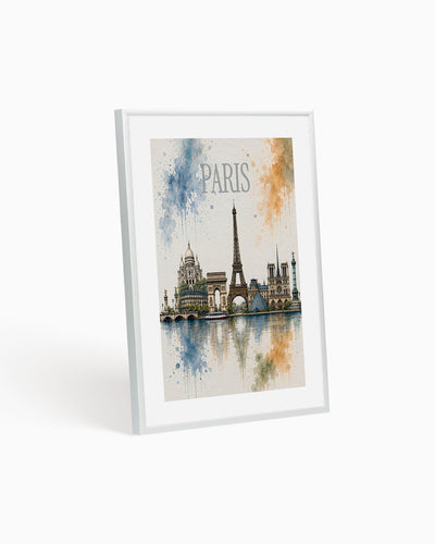 Poster city artistic Parigi