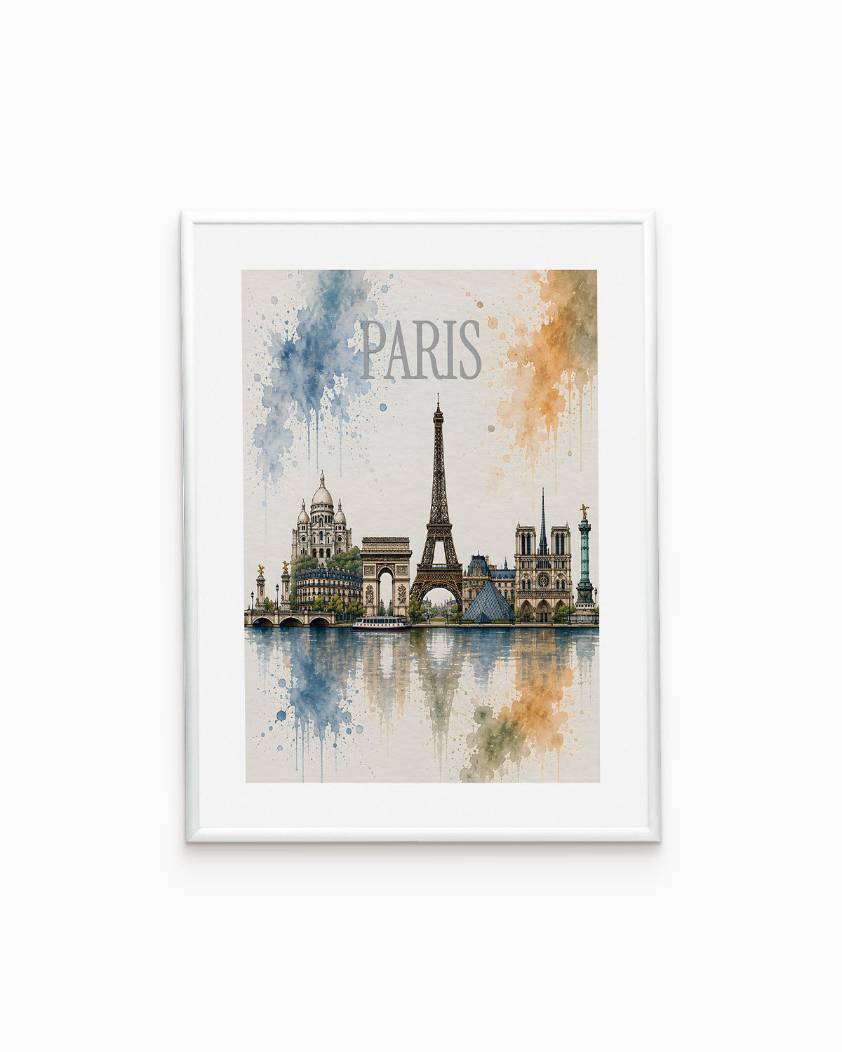 Poster city artistic Parigi