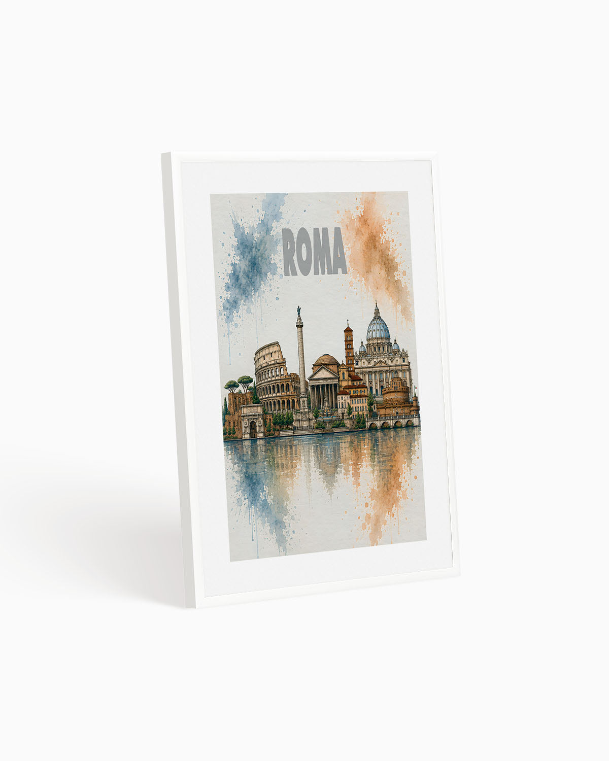 Poster city artistic Roma