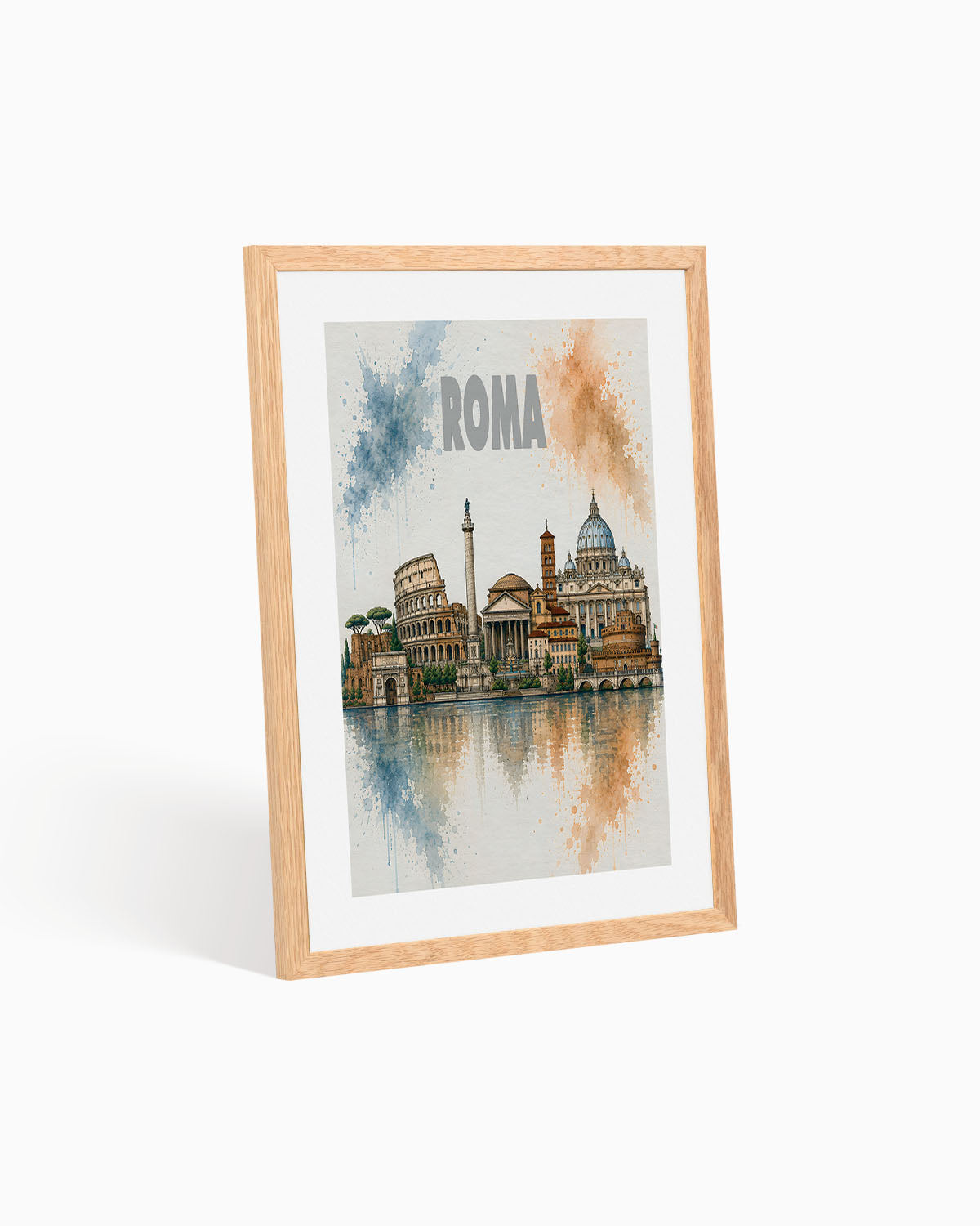 Poster city artistic Roma