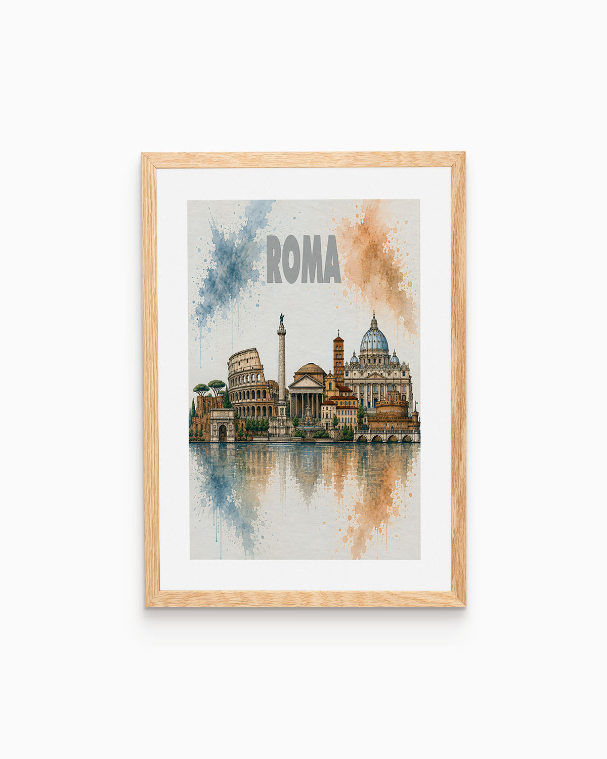 Poster city artistic Roma