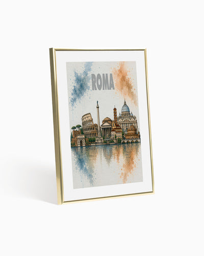 Poster city artistic Roma