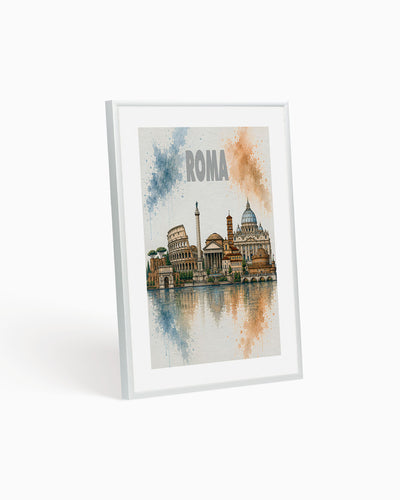 Poster city artistic Roma
