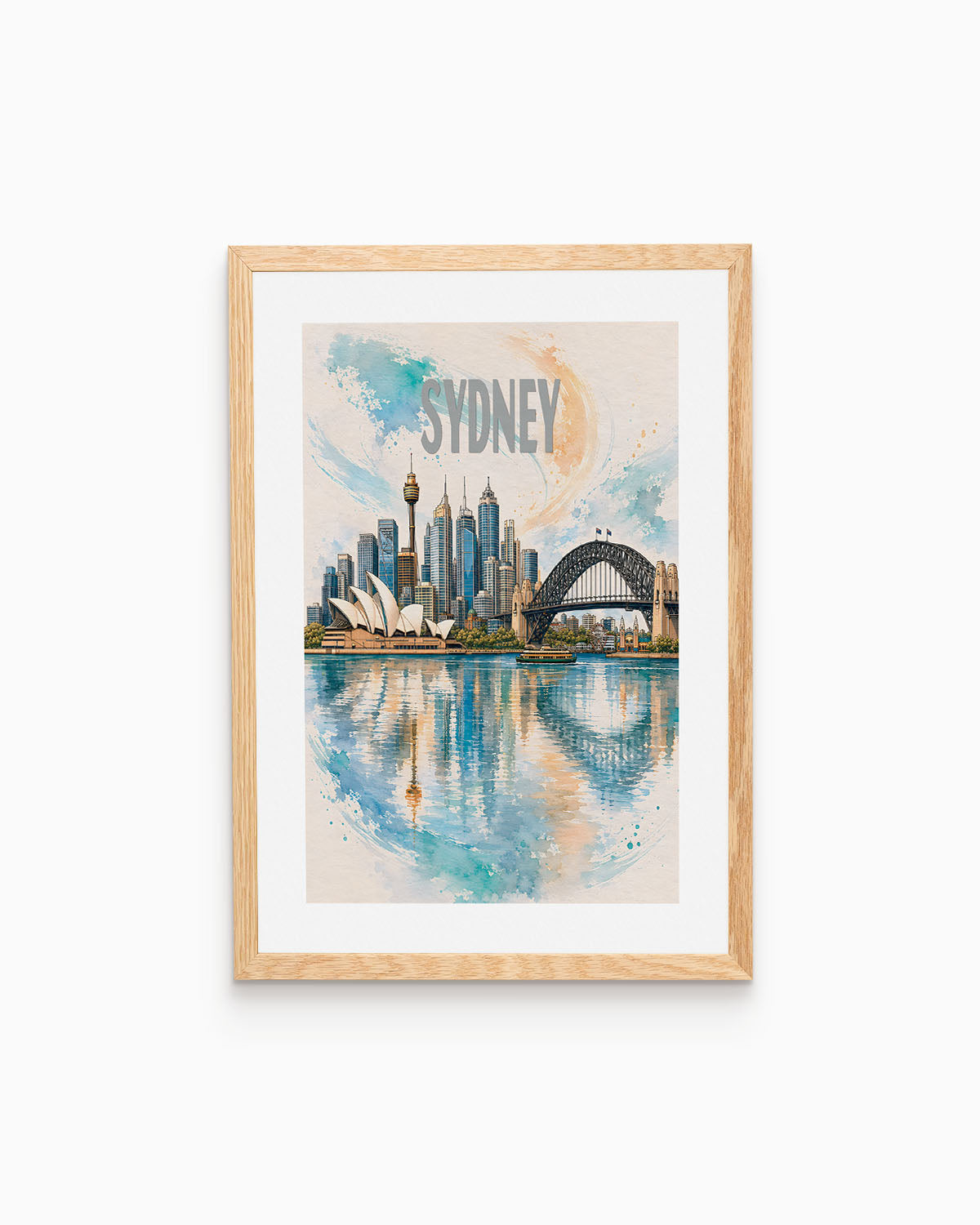 Poster city artistic Sydney
