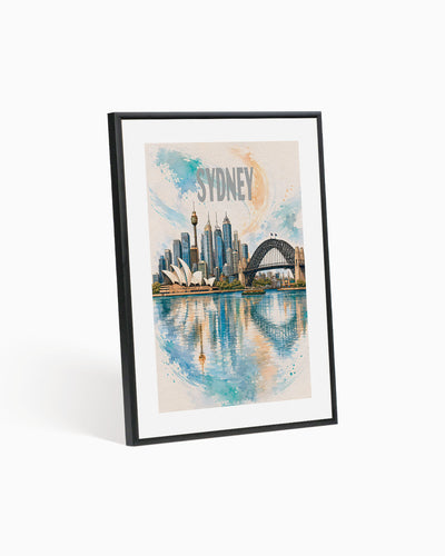Poster city artistic Sydney