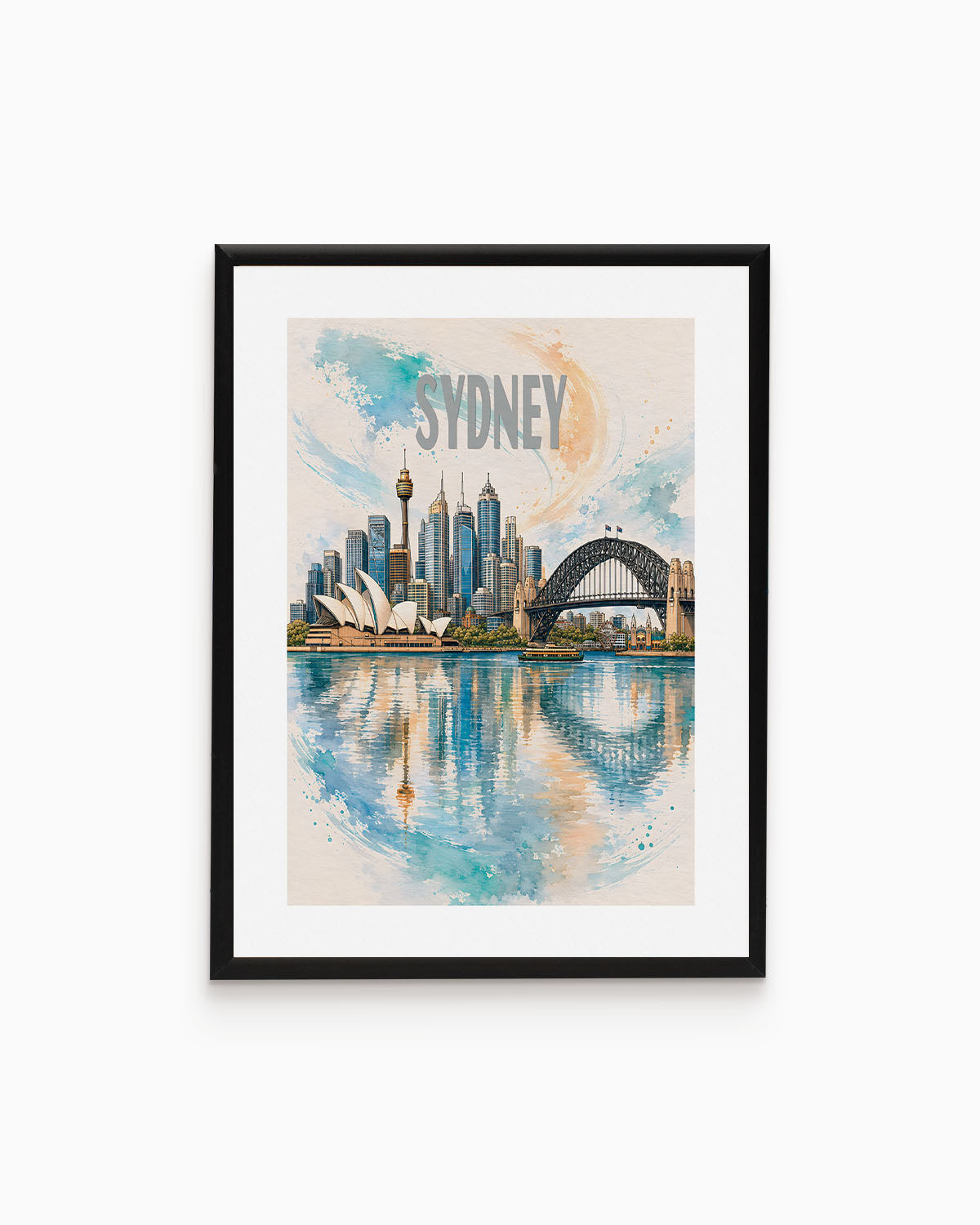 Poster city artistic Sydney