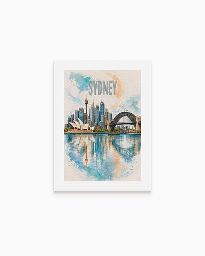 Poster city artistic Sydney