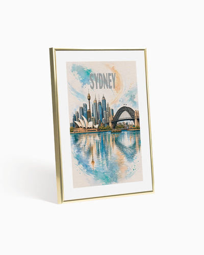 Poster city artistic Sydney