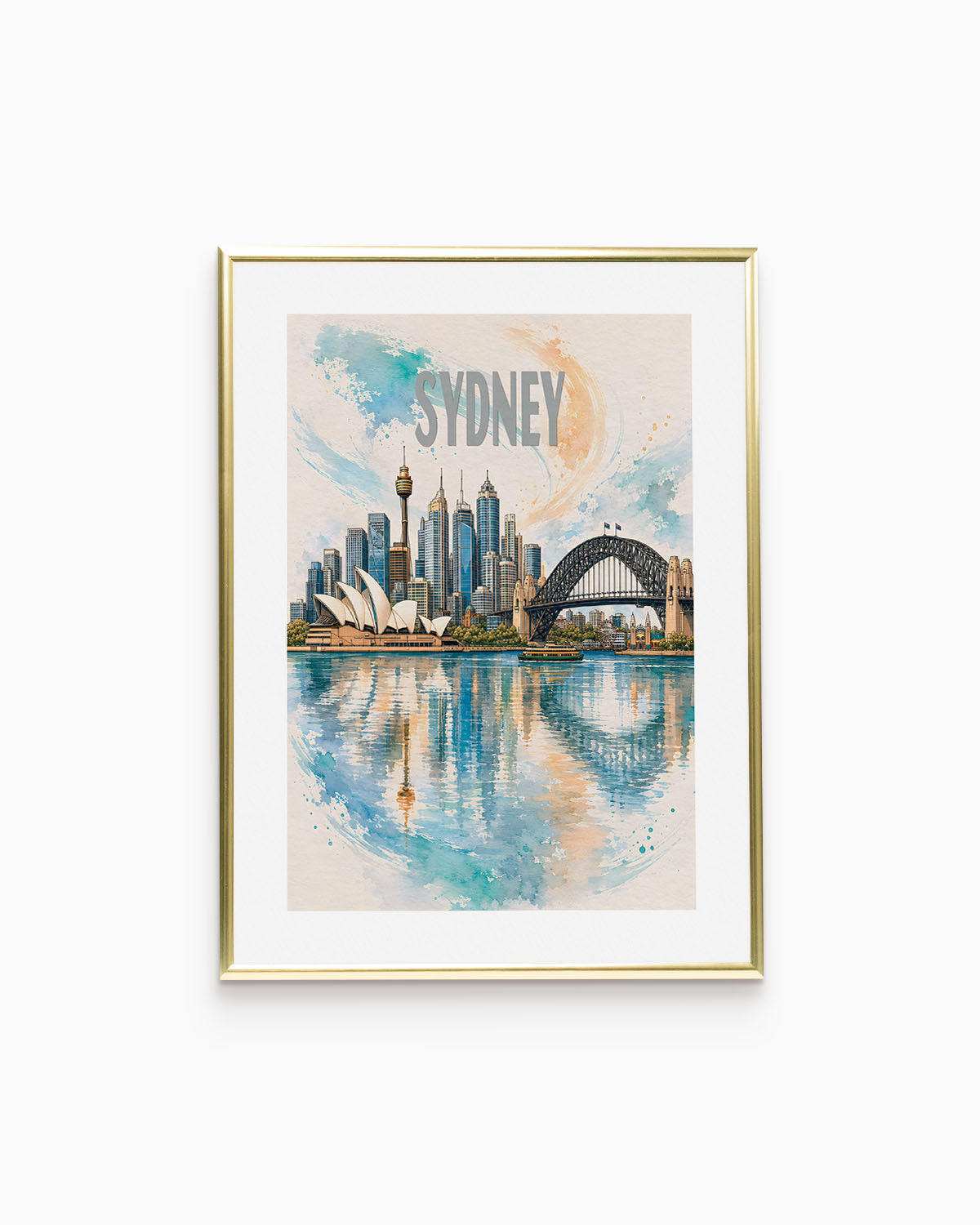 Poster city artistic Sydney
