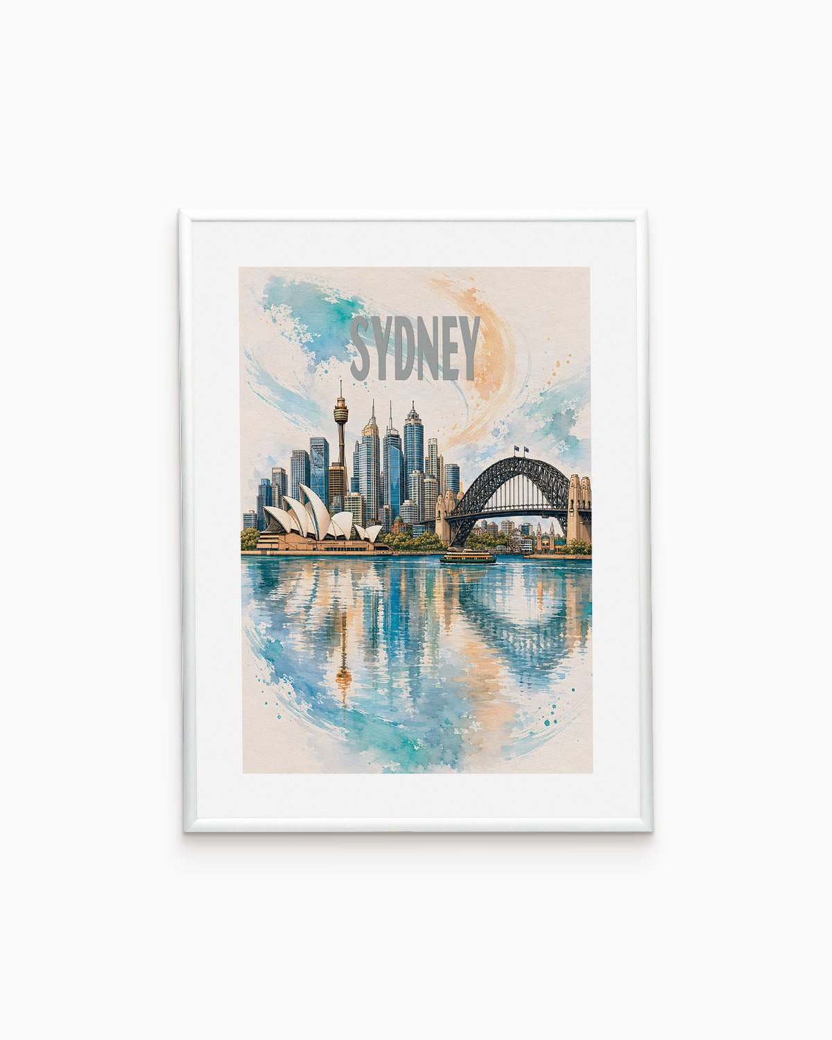 Poster city artistic Sydney