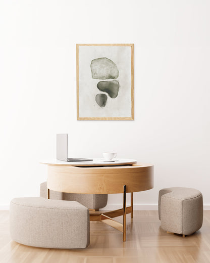 poster astratto ancestrale, decorazione casa ideale per ambienti moderni 
