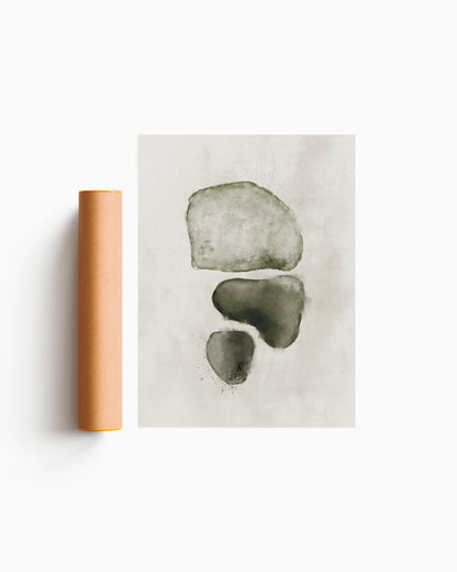 poster astratto ancestrale, decorazione casa ideale per ambienti moderni 