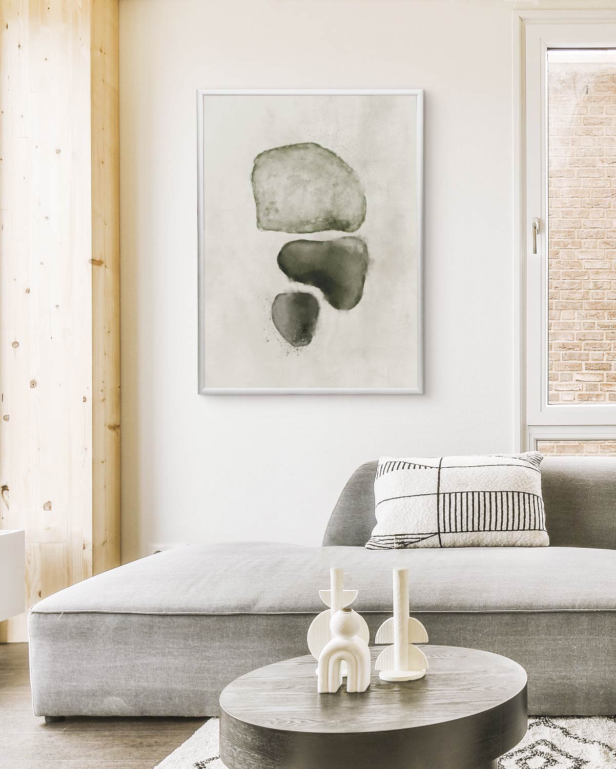poster astratto ancestrale, decorazione casa ideale per ambienti moderni 
