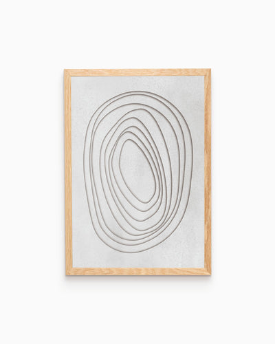 poster astratto concentrico, decorazione casa ideale per ambienti moderni 