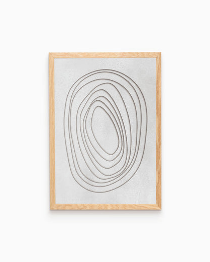 poster astratto concentrico, decorazione casa ideale per ambienti moderni 