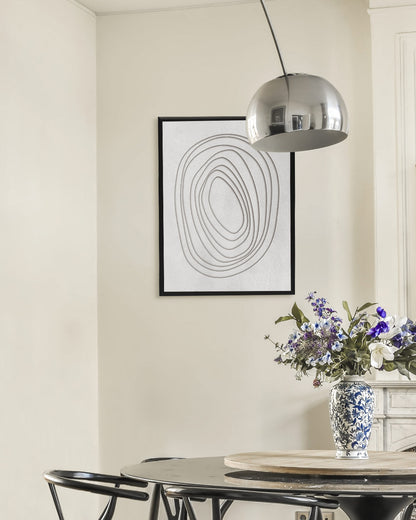 poster astratto concentrico, decorazione casa ideale per ambienti moderni 