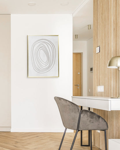 poster astratto concentrico, decorazione casa ideale per ambienti moderni 