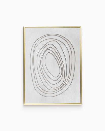 poster astratto concentrico, decorazione casa ideale per ambienti moderni 
