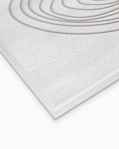 poster astratto concentrico, decorazione casa ideale per ambienti moderni 