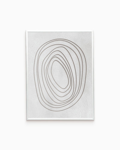 poster astratto concentrico, decorazione casa ideale per ambienti moderni 