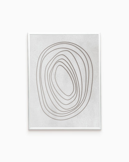 poster astratto concentrico, decorazione casa ideale per ambienti moderni 
