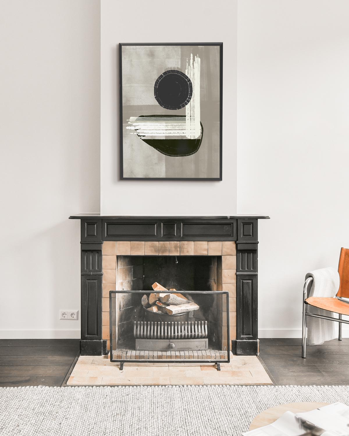 poster astratto impulso, decorazione casa ideale per ambienti moderni 
