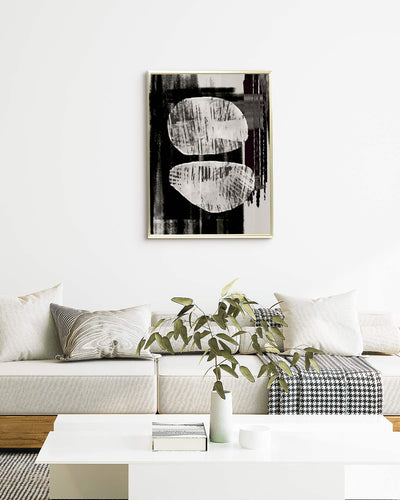 poster astratto contrasto, decorazione casa ideale per ambienti moderni 