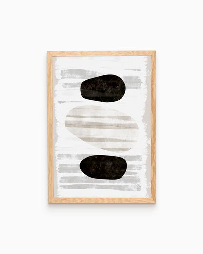 poster astratto fossile, decorazione casa ideale per ambienti moderni 