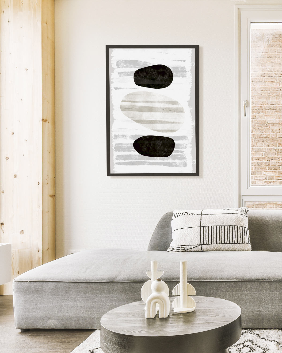 poster astratto fossile, decorazione casa ideale per ambienti moderni 