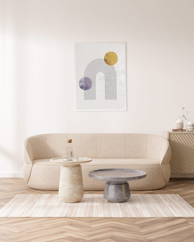 poster astratto duale, decorazione casa ideale per ambienti moderni 