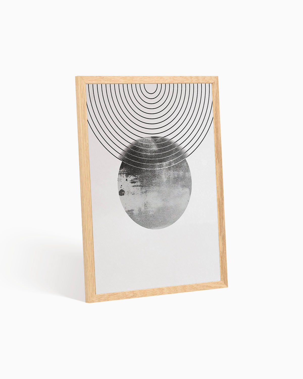 poster astratto eclissi, decorazione casa ideale per ambienti moderni 