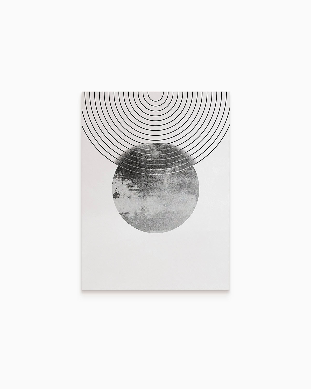 poster astratto eclissi, decorazione casa ideale per ambienti moderni 