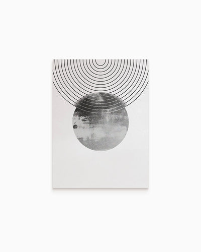 poster astratto eclissi, decorazione casa ideale per ambienti moderni 