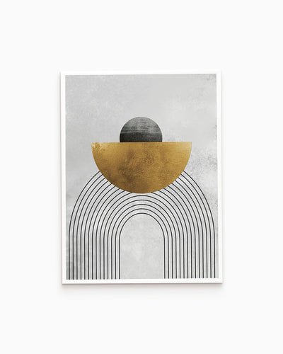poster astratto eclissi, decorazione casa ideale per ambienti moderni 
