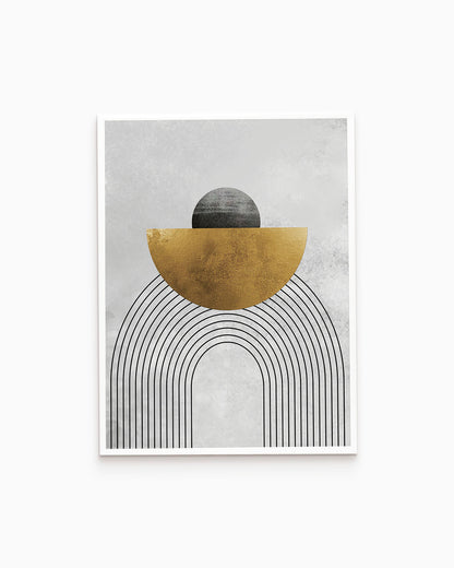 poster astratto eclissi, decorazione casa ideale per ambienti moderni 