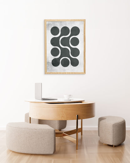 poster astratto flusso, decorazione casa ideale per ambienti moderni 