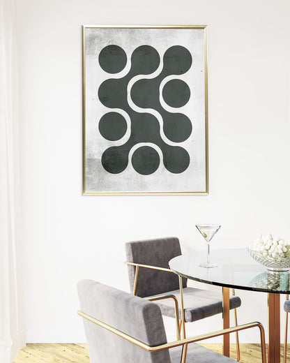poster astratto flusso, decorazione casa ideale per ambienti moderni 