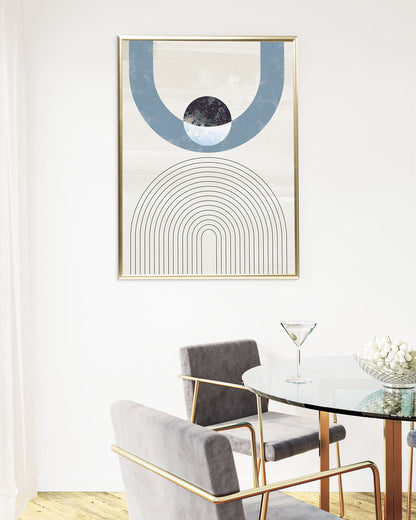 poster astratto sospeso, decorazione casa ideale per ambienti moderni 