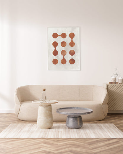 poster astratto connessioni, decorazione casa ideale per ambienti moderni 