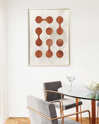 poster astratto connessioni, decorazione casa ideale per ambienti moderni 