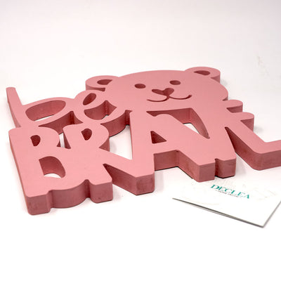 Targa da appoggio Kids Be Brave