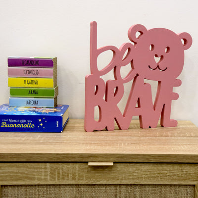 Targa da appoggio Kids Be Brave