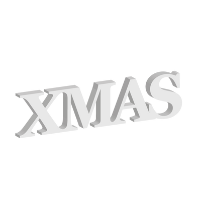 Targa da appoggio XMAS