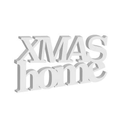 Targa da appoggio XMAS Home