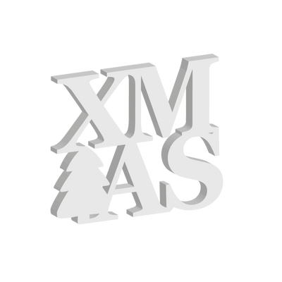 Targa da appoggio Xmas Tree