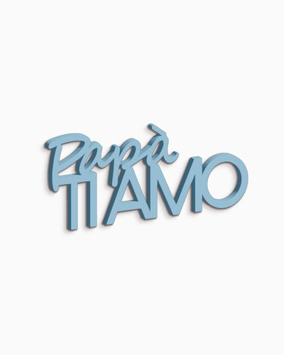 Targa in Legno Papà ti amo