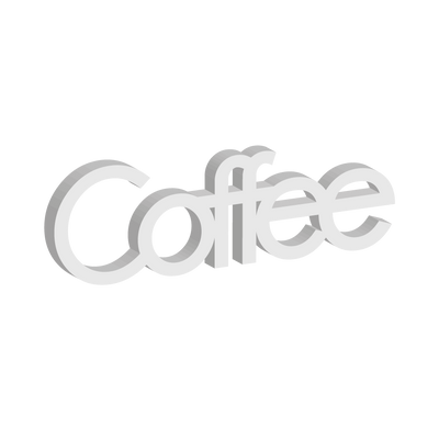 Targa da Appoggio Coffee