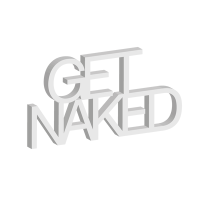 Targa in Legno Get Naked