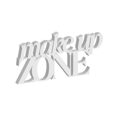 Targa in Legno Make Up Zone