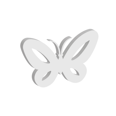 Targa in Legno - Butterfly